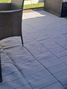 Vorzeltteppich für große Terrassen