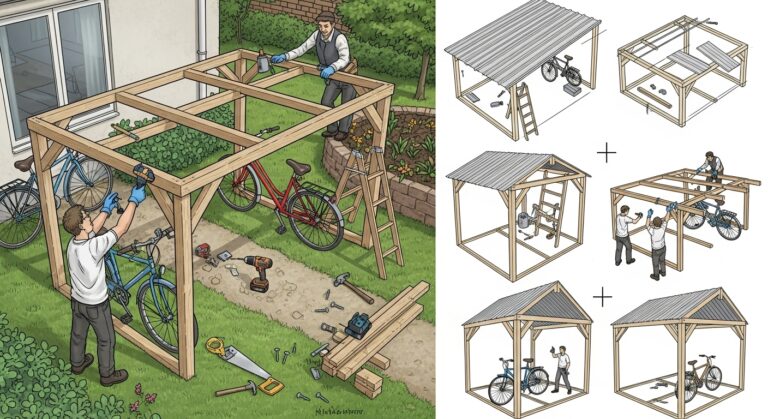 DIY-Anleitungen für Fahrradgaragen: Einfach selbst bauen